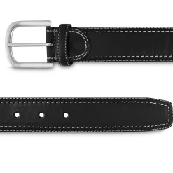Ceinture cuir et surpiqûre contrastée*LodinG New