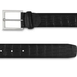 Ceinture cuir façon crocodile*LodinG Fashion