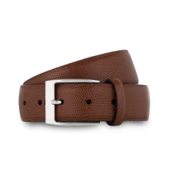 Ceinture cuir façon lézard*LodinG Clearance