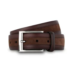 Ceinture homme en cuir lisse et veau velours*LodinG Discount