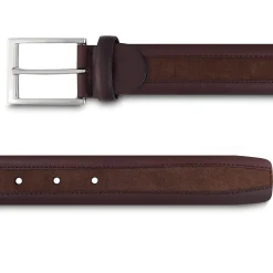 Ceinture homme en cuir lisse et veau velours*LodinG Discount