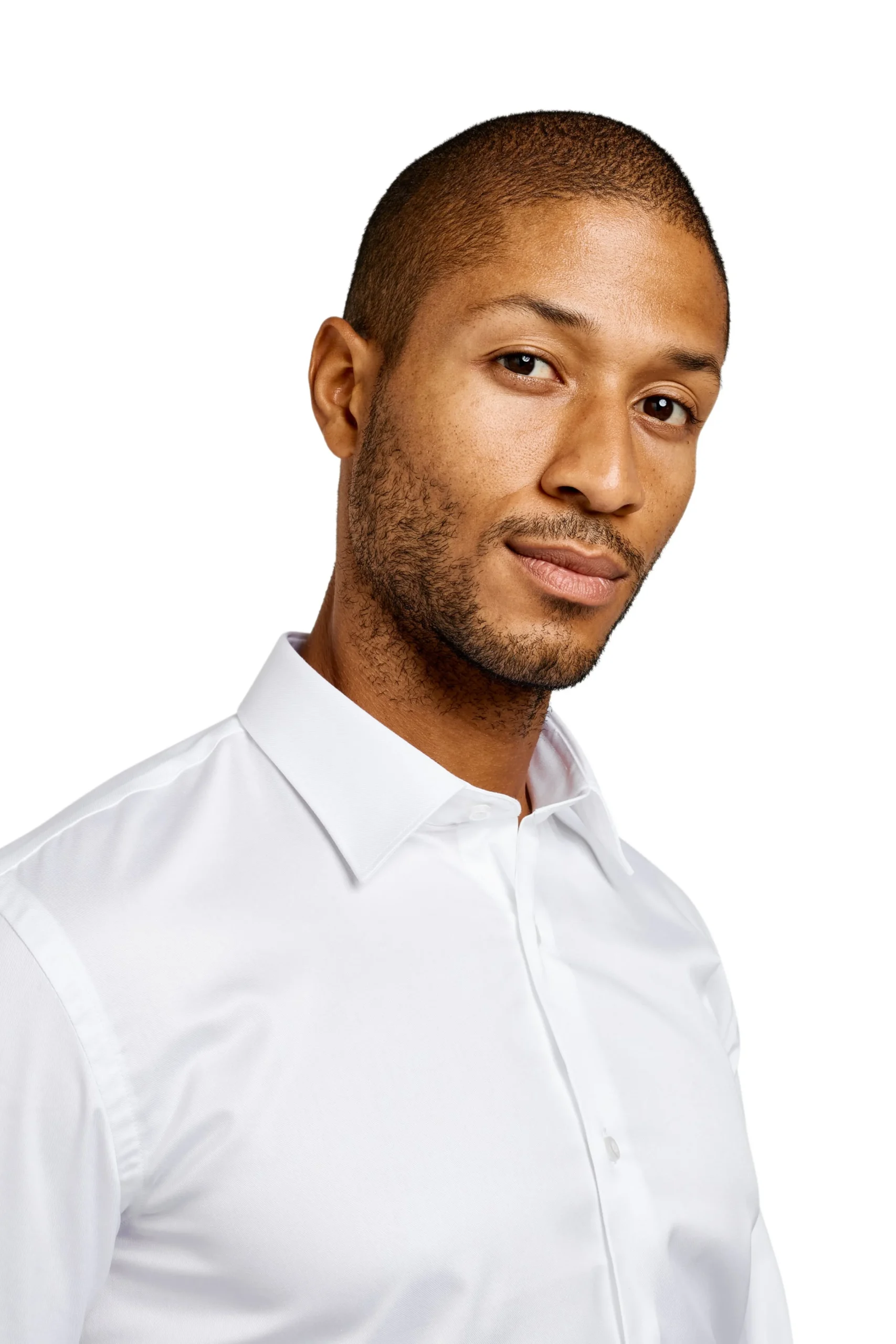 Chemise he cintrée sans repassage en twill de coton*LodinG Cheap