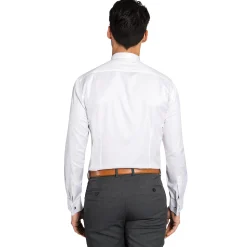 Chemise he slim fit poignet mousquetaire 100% coton infroissable*LodinG Flash Sale