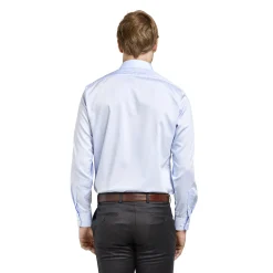 Chemise bleu coupe droite sans repassage 100% coton*LodinG Online