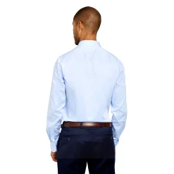 Chemise cintrée 100% coton infroissable bleu*LodinG Best