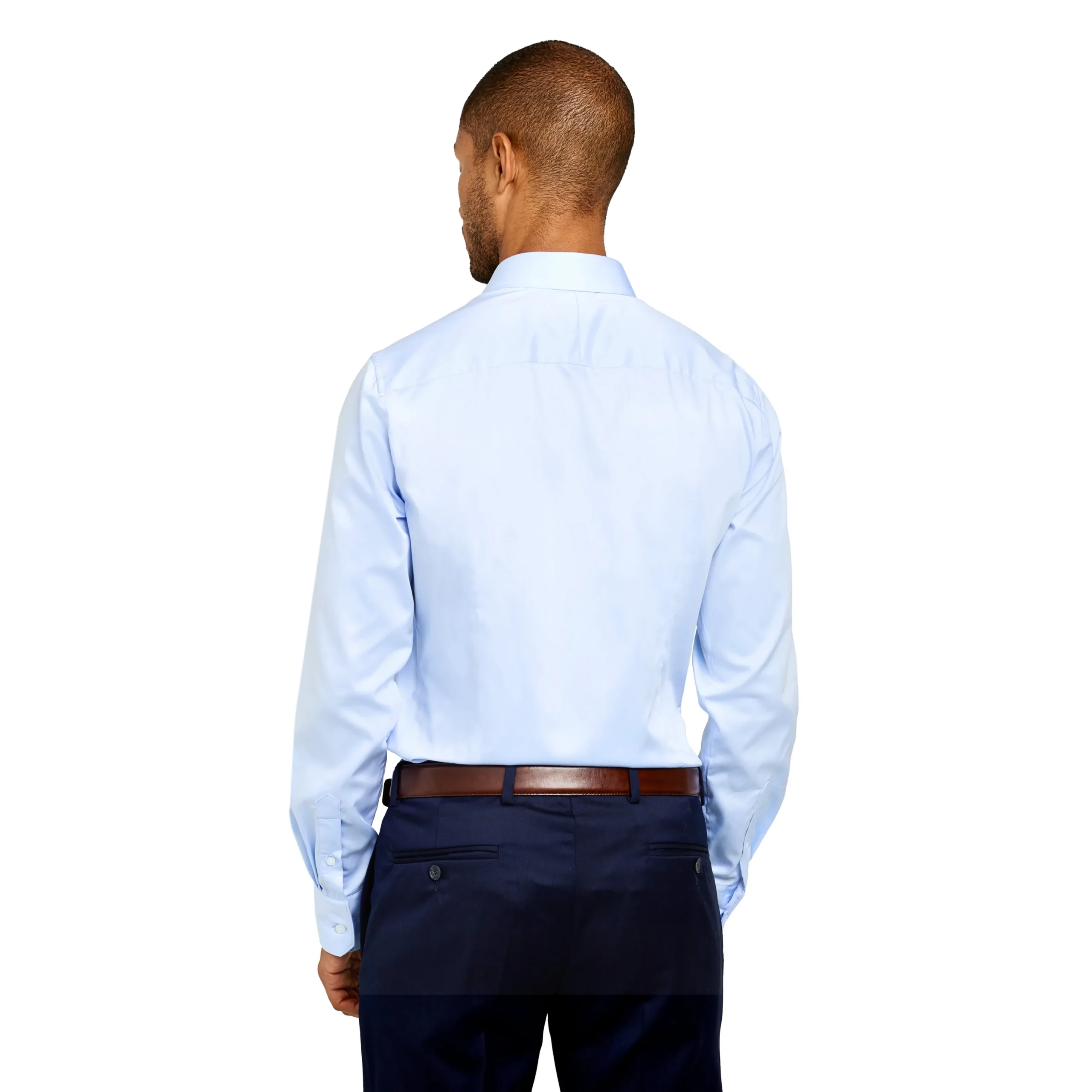 Chemise cintrée 100% coton infroissable bleu*LodinG Best