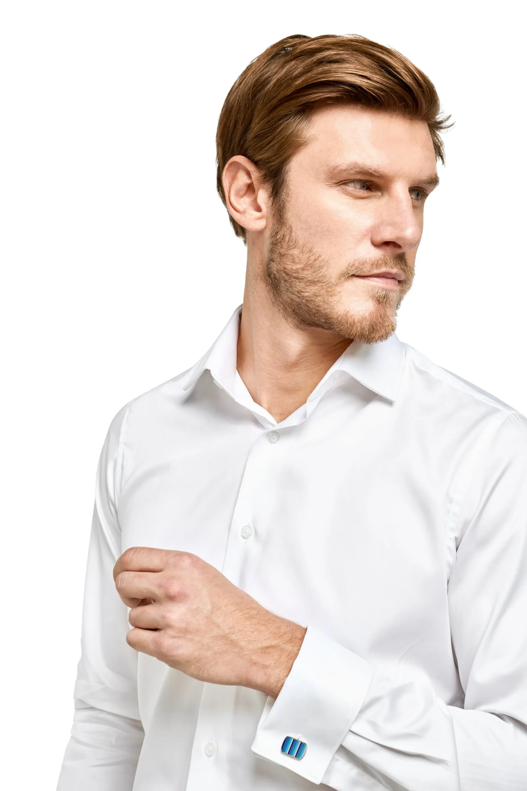 Chemise droite he sans repassage 100% coton poignet mousquetaire*LodinG Store