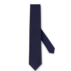 Cravate en pure soie en twill bleu*LodinG Cheap
