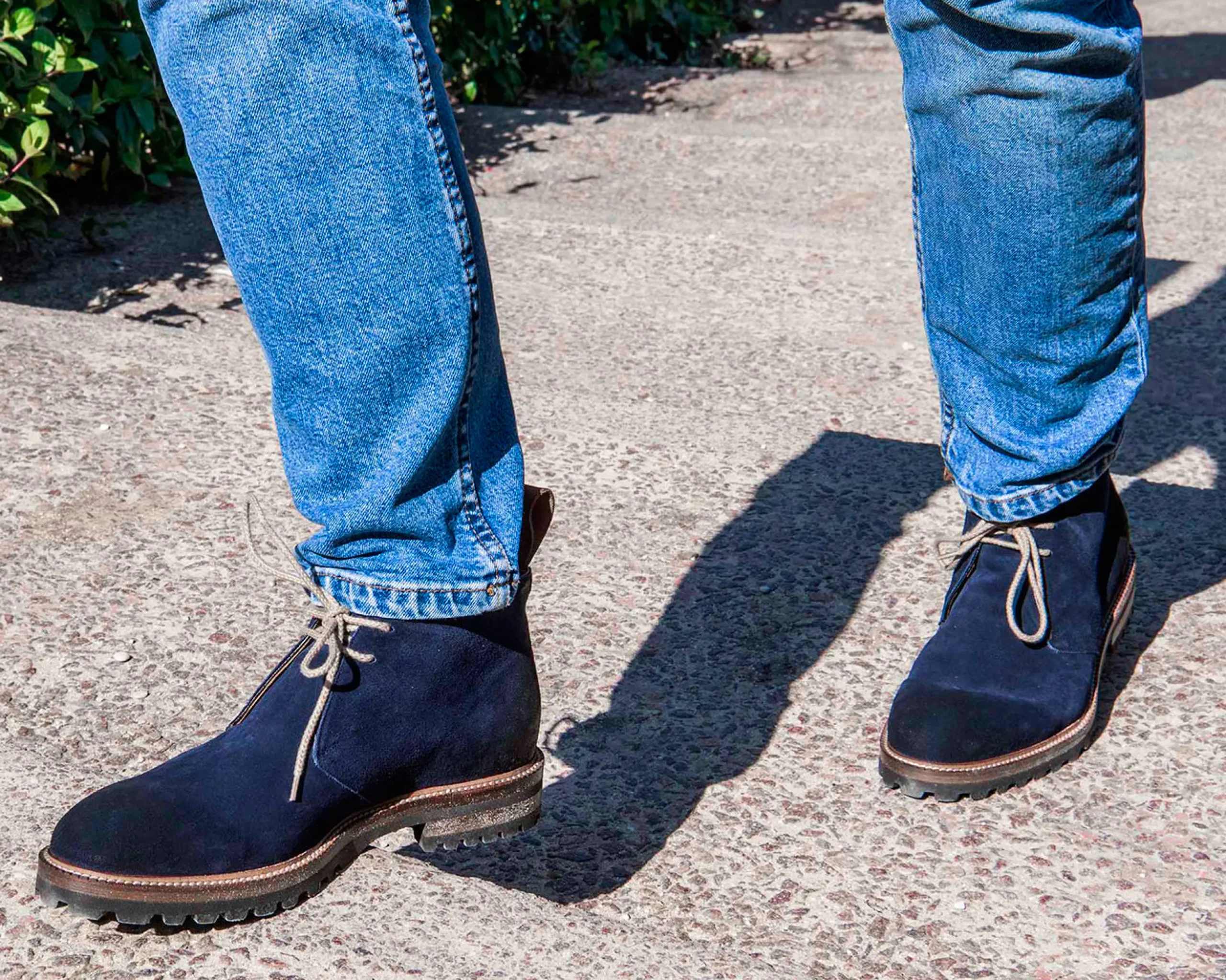 Desert Boots Firmo 393 veau velours bleu*LodinG Discount