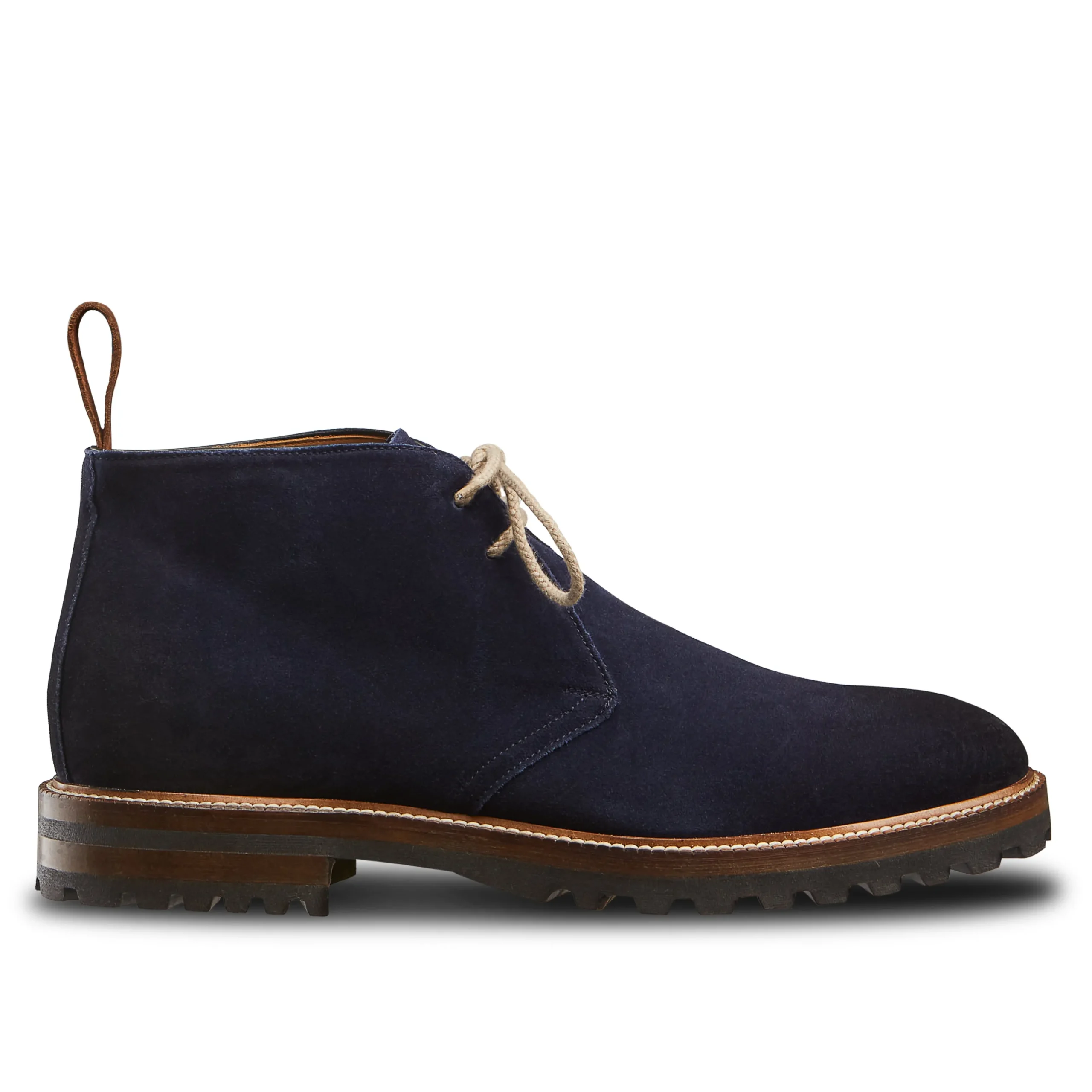 Desert Boots Firmo 393 veau velours bleu*LodinG Discount