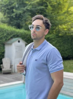 Polo chiné 100 % coton*LodinG Clearance