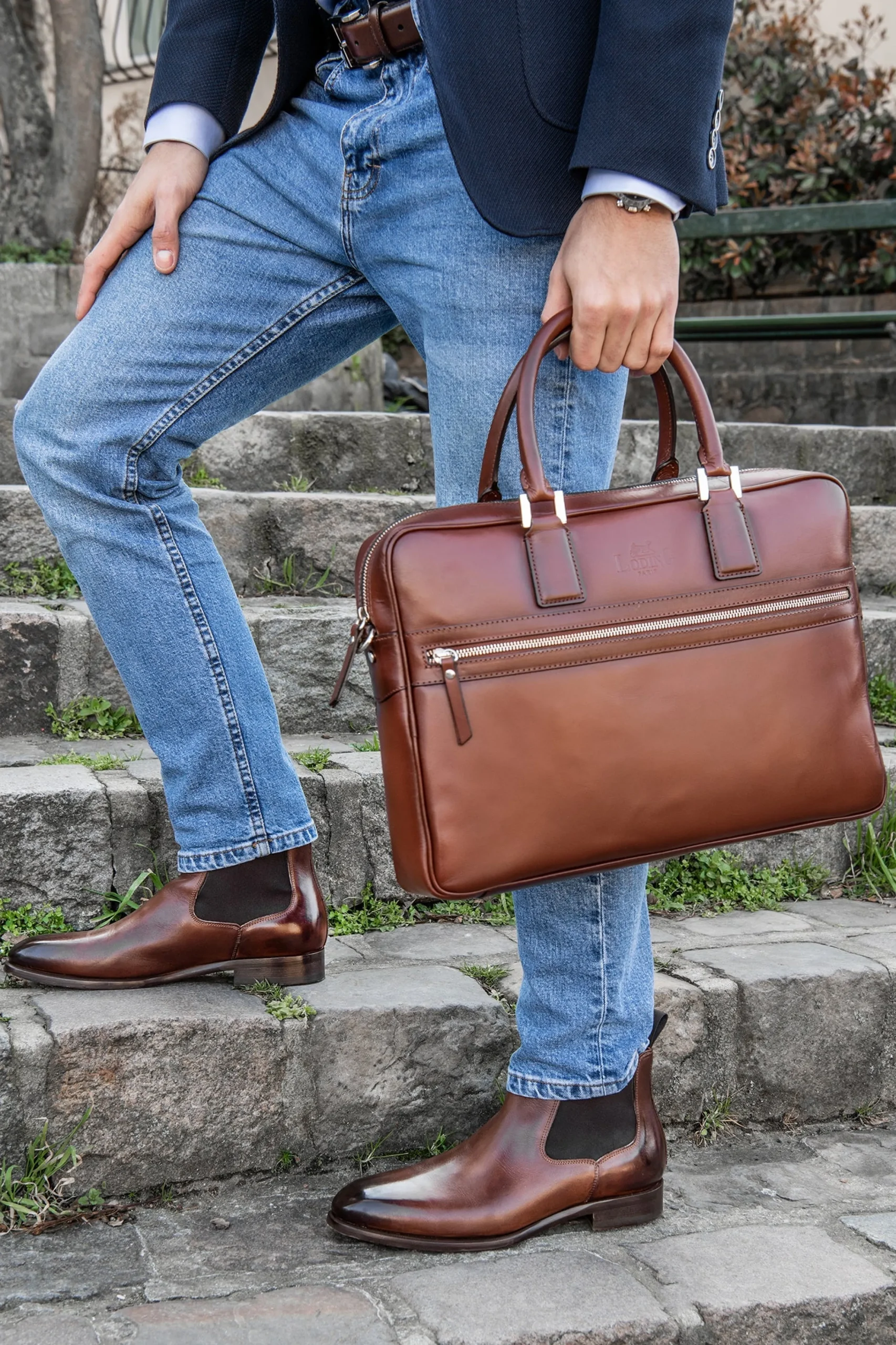 Porte-document en cuir*LodinG Online