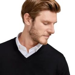 Pull col v 100% pure laine Mérinos*LodinG Flash Sale