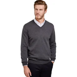 Pull col v 100% pure laine Mérinos*LodinG Sale