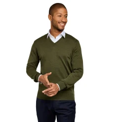 Pull col v 100% pure laine Mérinos*LodinG Clearance