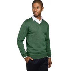 Pull col v 100% pure laine Mérinos*LodinG Cheap