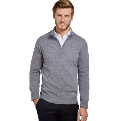 Pull col zip laine Mérinos et cachemire*LodinG Online