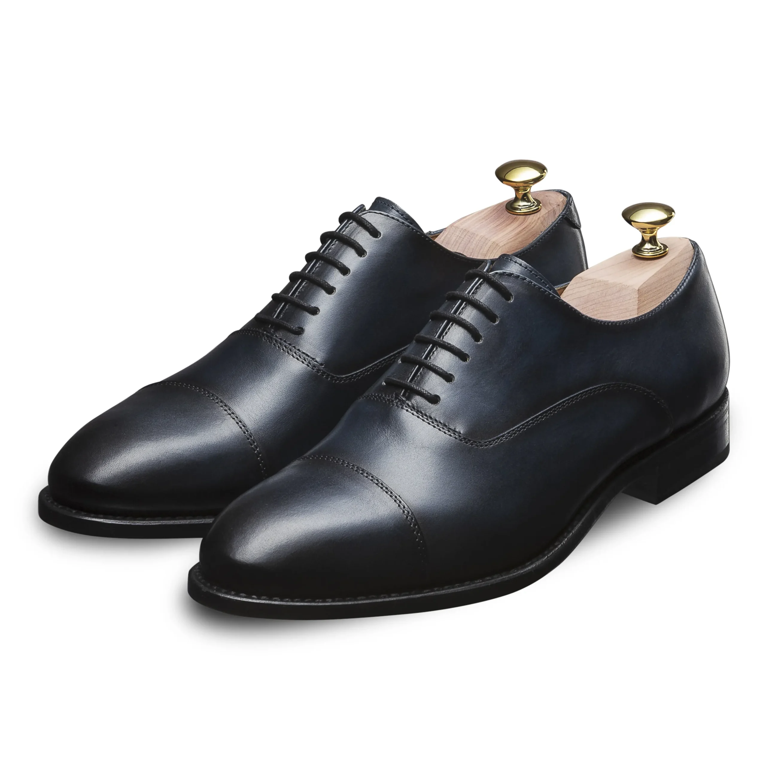Richelieu bleu nuit à bout droit rapporté Wickham 399*LodinG Outlet