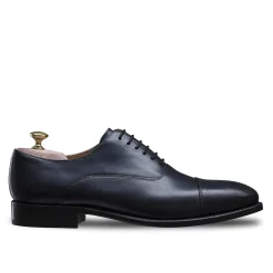 Richelieu bleu nuit à bout droit rapporté Wickham 399*LodinG Outlet